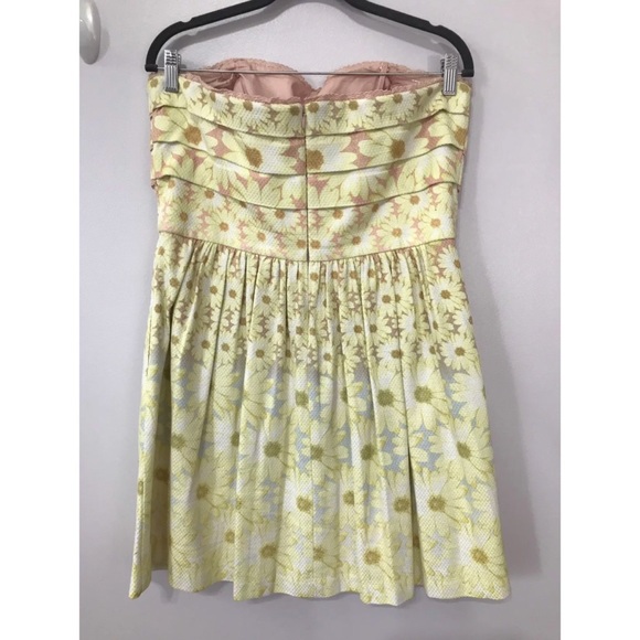 NWT JESSICA SIMPSON Floral Print Strapless Dress - Picture 4 of 4